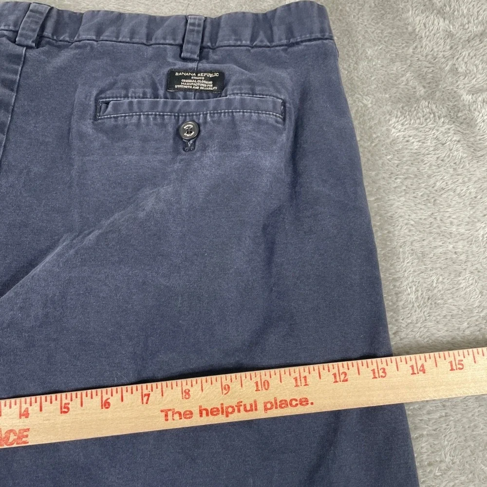 Banana‎ Republic Fulton Skinny Chino Mens 38x30 Navy Blue Stretch Cotton Pants